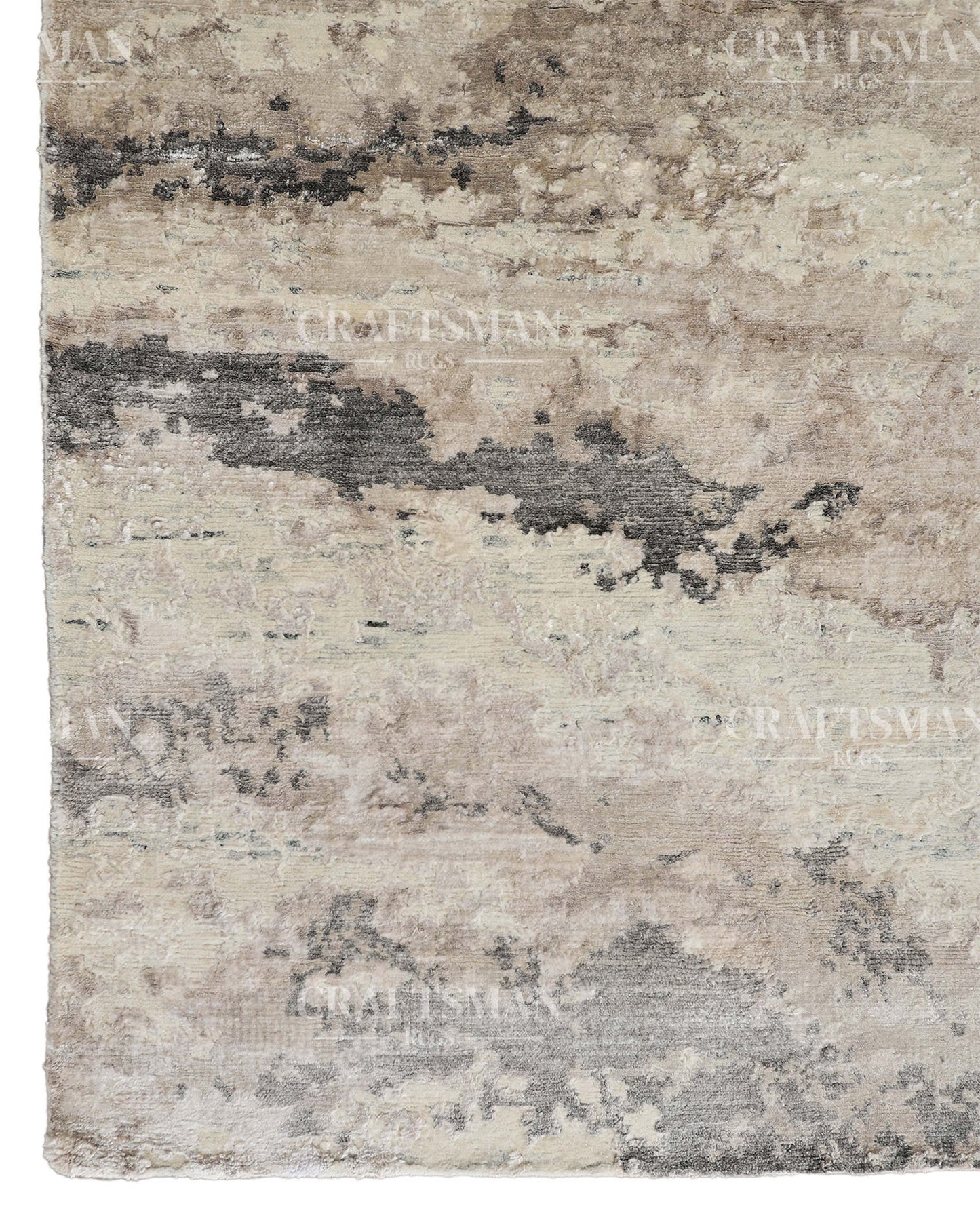 8x10 feet Wool Hand-Knotted Oushak-Inspired Rug | Craftsman Rugs Exclusive