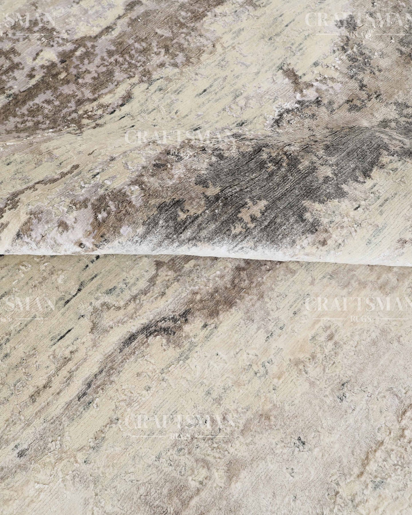 8x10 feet Wool Hand-Knotted Oushak-Inspired Rug | Craftsman Rugs Exclusive