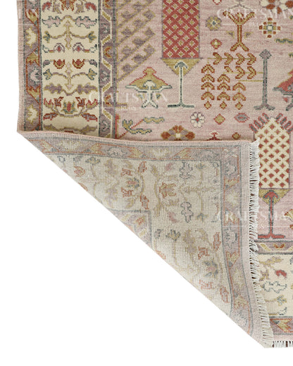 8x10 feet Wool Hand-Knotted Oushak-Inspired Rug | Craftsman Rugs Exclusive