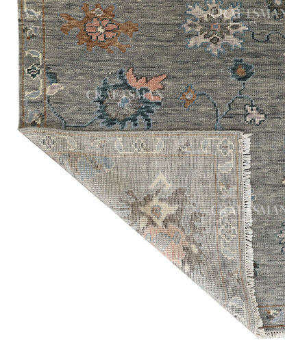 8x10 feet Wool Hand-Knotted Oushak-Inspired Rug | Craftsman Rugs Exclusive