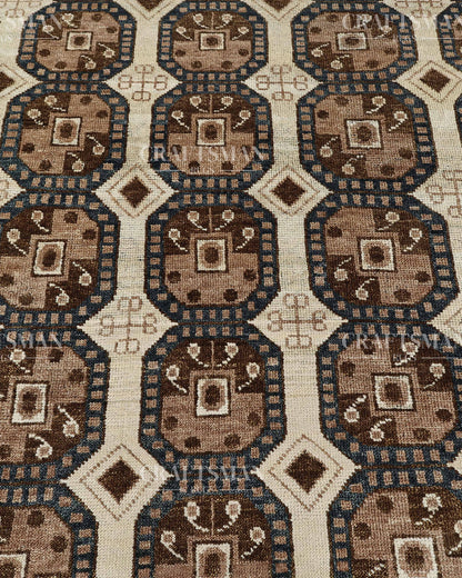 8x10 feet Wool Hand-Knotted Oushak-Inspired Rug | Craftsman Rugs Exclusive