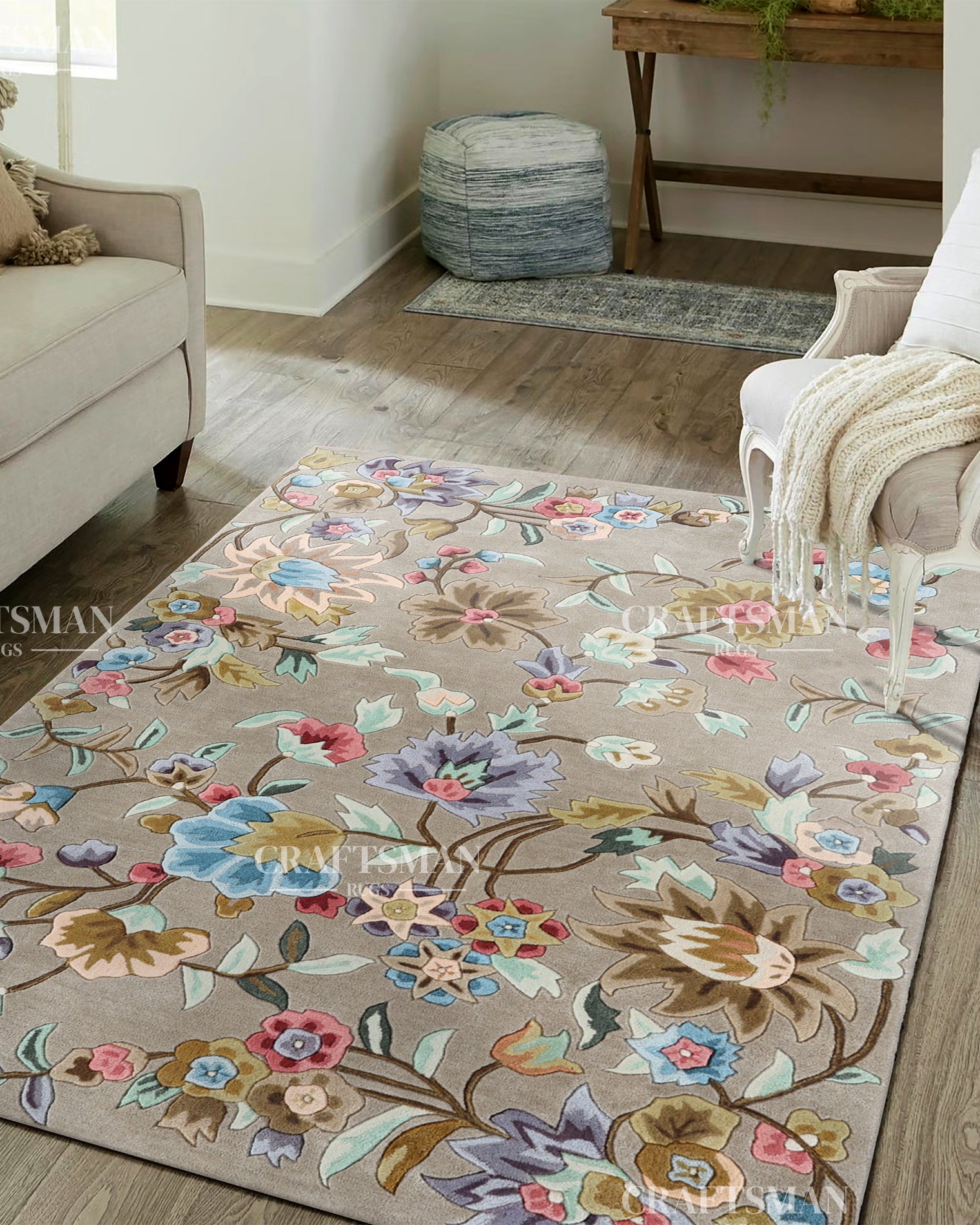 Velora Wool Hand-Tufted Made-to-Order Rug – craftsmanrugs