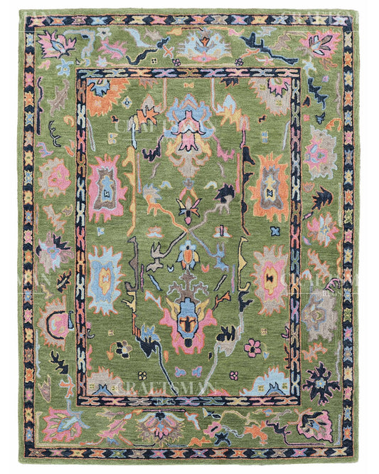 6x8 feet Wool Hand-Tufted Rug | Craftsman Rugs Exclusive