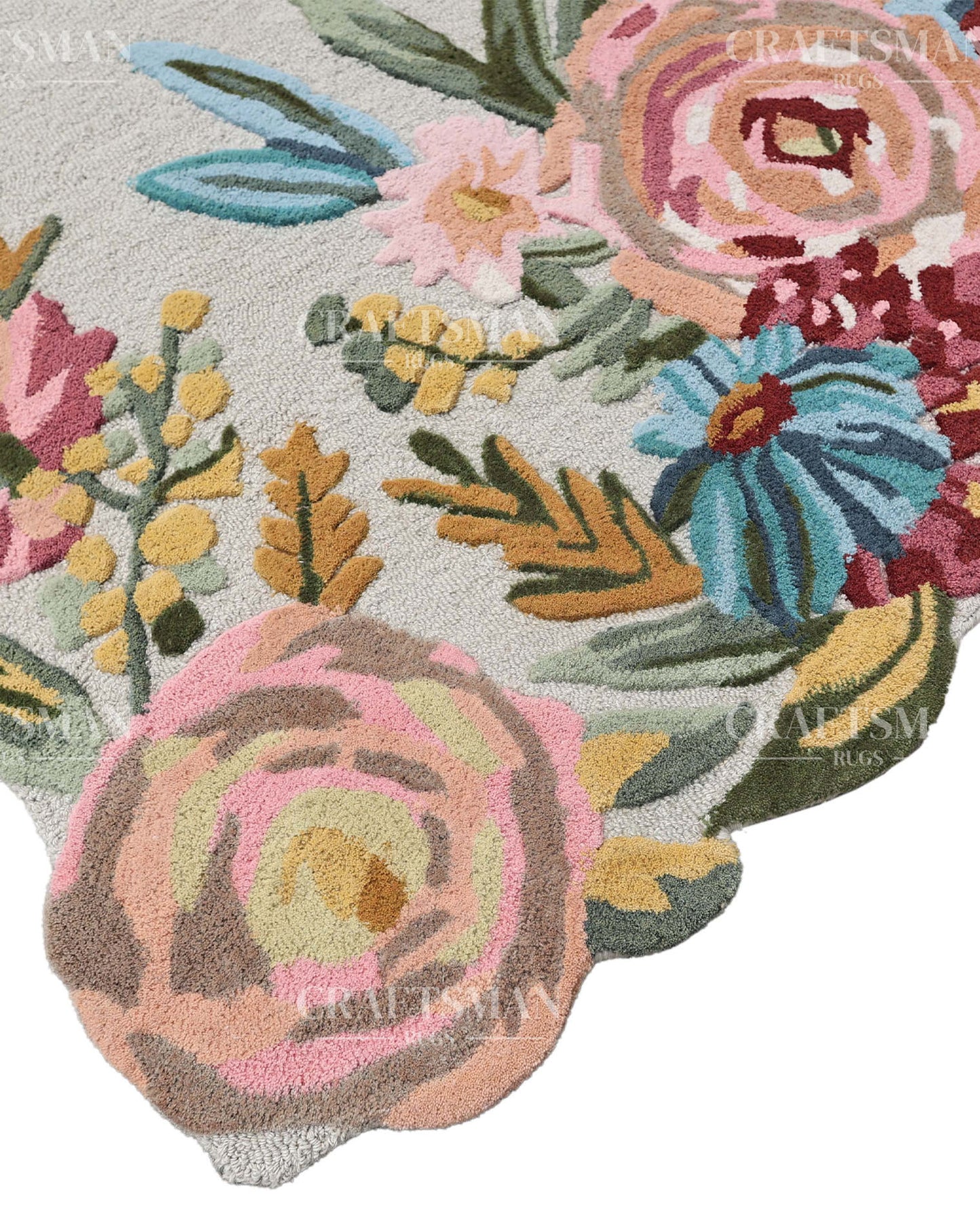 Florva Wool Hand-Tufted Made-to-Order Rug