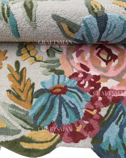 Florva Wool Hand-Tufted Made-to-Order Rug
