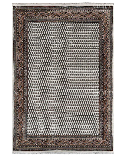 5x8 feet Vintage Hand-Knotted Wool Rug | One-of-a-Kind | Craftsman Rugs
